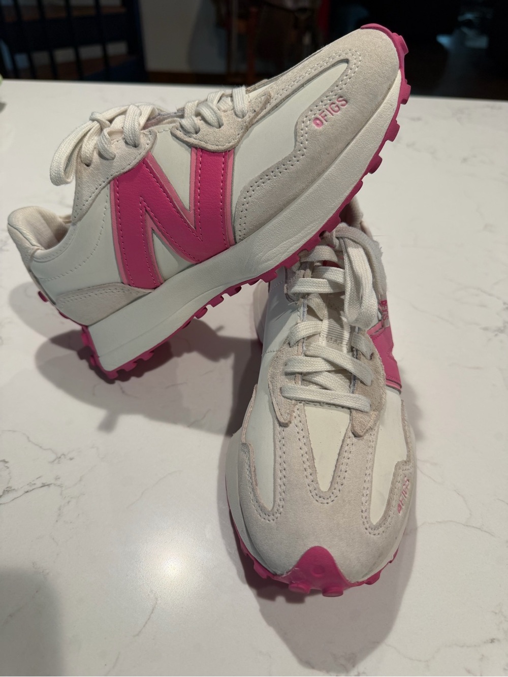 Figs F’ing Pink New Balance 327